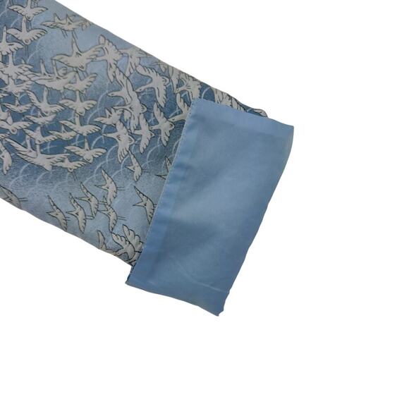 Grace Chuang Art to Wear/Artsy Crane/Bird Print Dressy Jacket Women's SZ XS - Picture 3 of 7